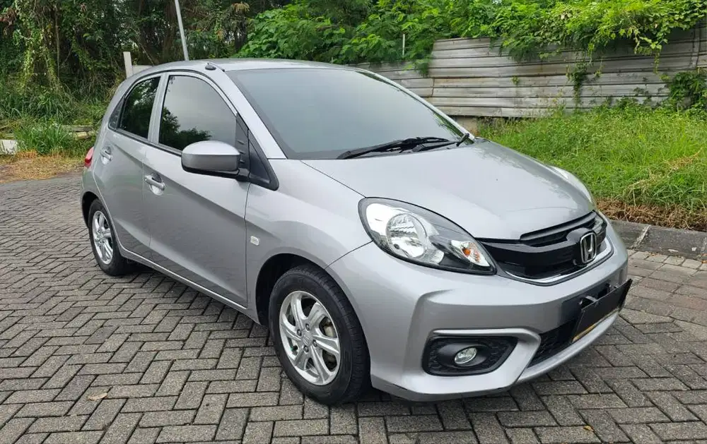HONDA BRIO SATYA E 1.2 2018 SILVER TERMURAH