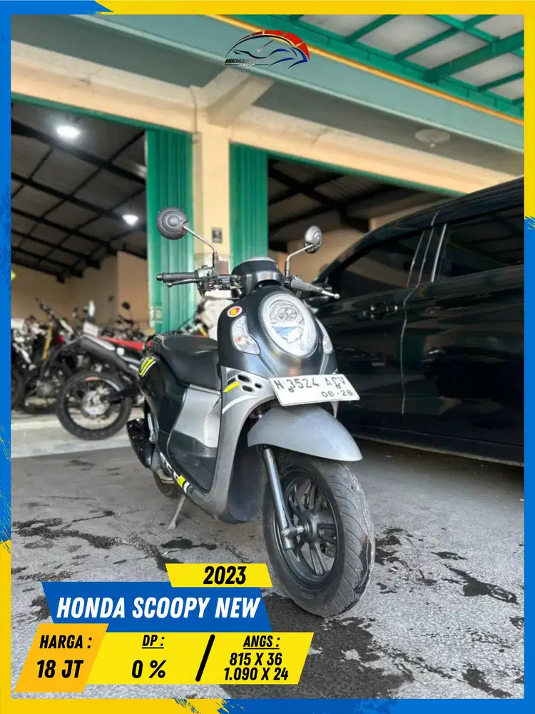 HONDA SCOOPY NEW 2023 MESIN AMAN POLL MAZEHH HIKMAH MOTOR KEPUH