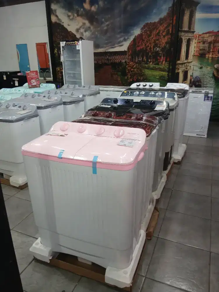 MESIN CUCI 2 TABUNG & 1 TABUNG READY CICILAN DP 0