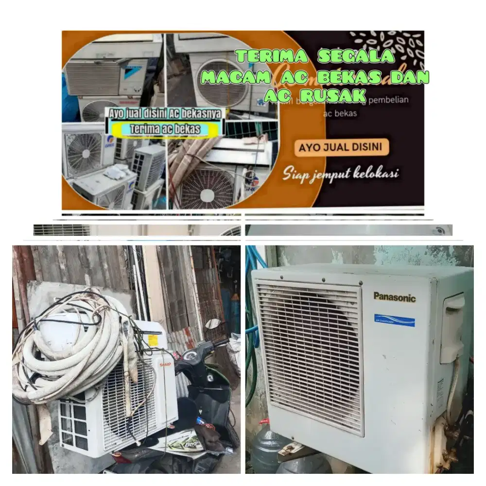 Terima ac bekas rusak