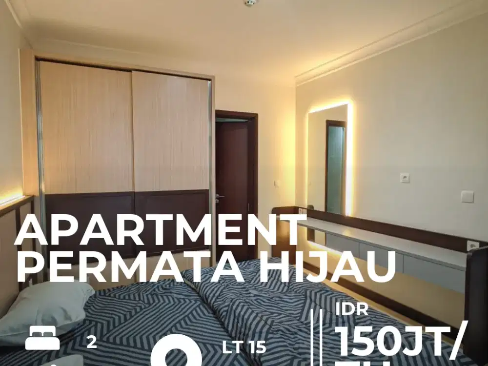 Disewakan apartemen permata hijau suites