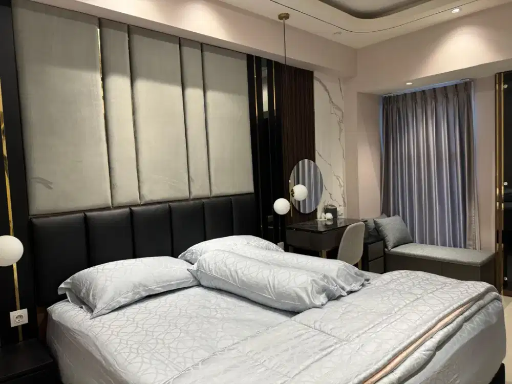 DIJUAL APARTEMEN AMOR 2 KAMAR JADI 1 KAMAR, LANTAI 29, CONNECT MALL PAKUWON CITY, MULYOREJO