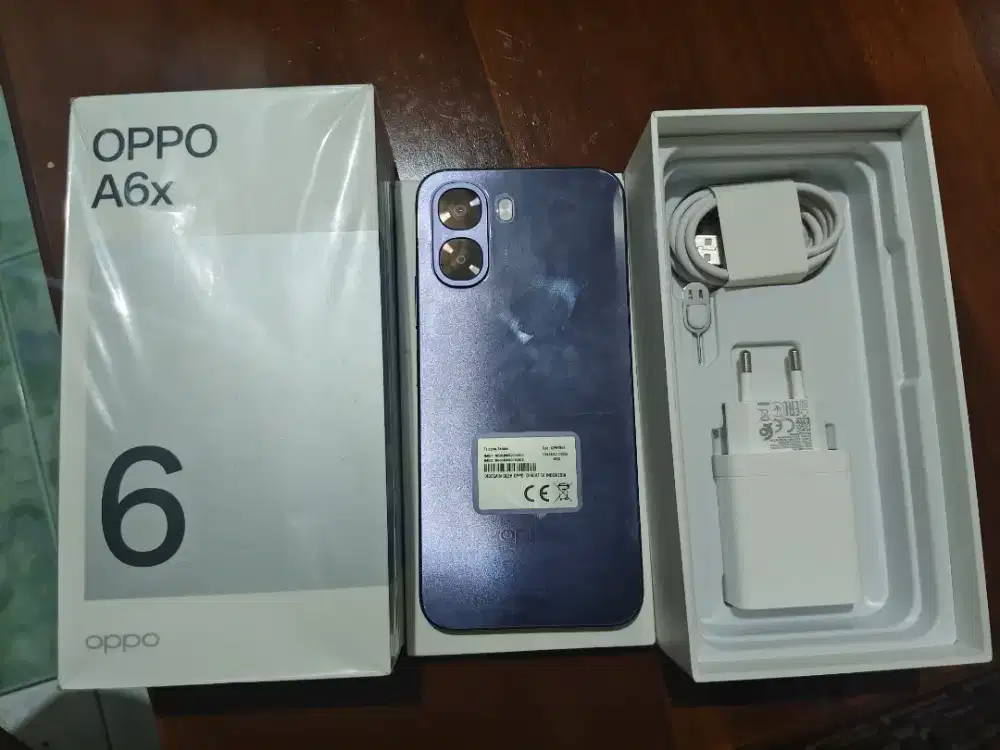 Oppo A6x ram 4/128 garansi panjang
