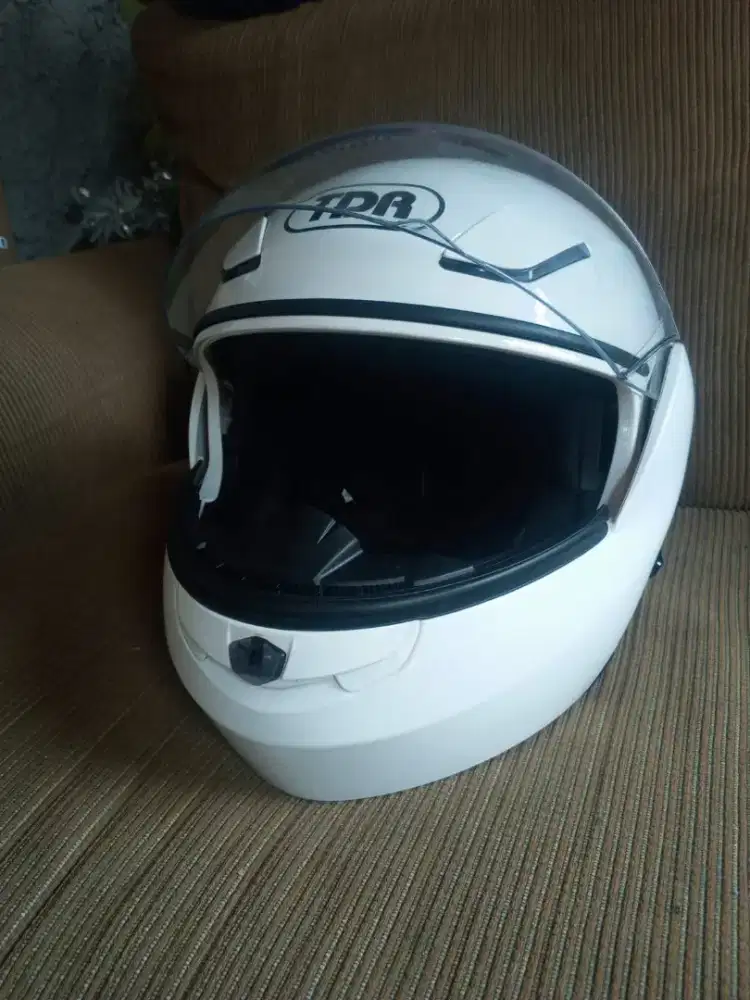Helm TDR Full Face / Modular Putih Polos