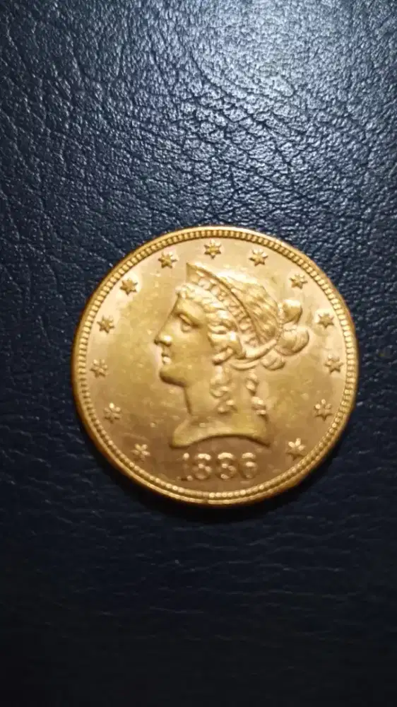 Amerika Gold Coin Ten Dollars 1894 Original