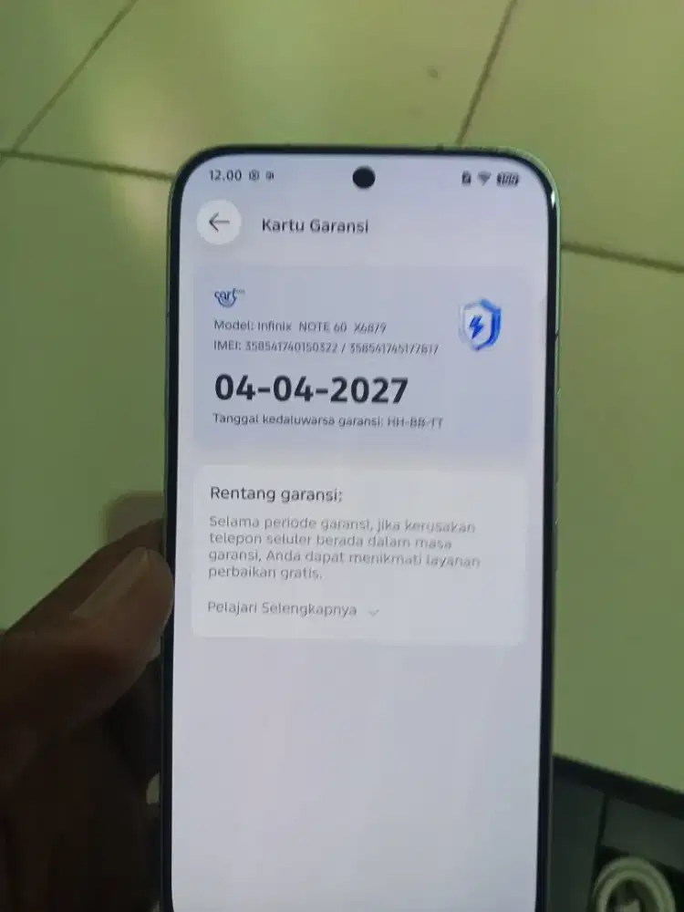 Infinix note 60 8/256