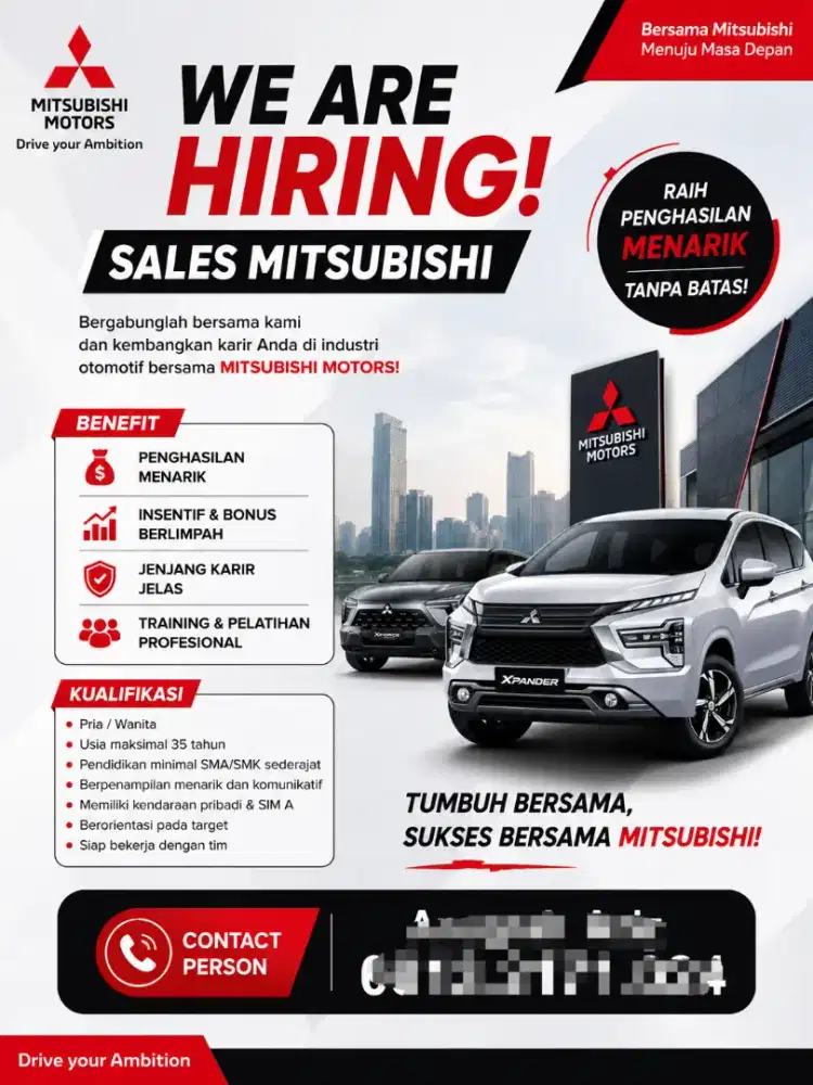Salesman/girl Mitsubishi