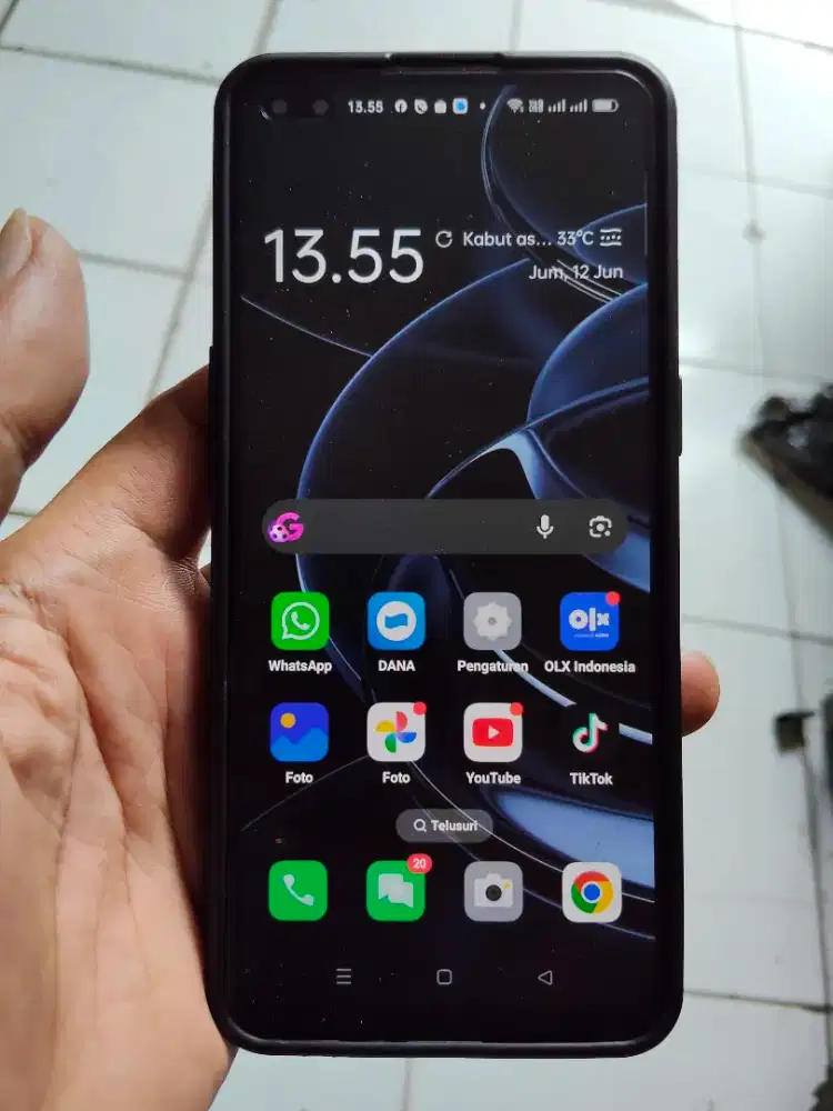 Oppo reno 4f 8+5/128 normal siap pakai
