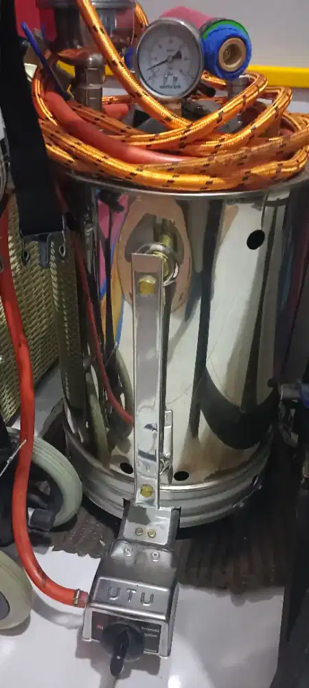 Setrika uap 15 liter komplit seperti baru
