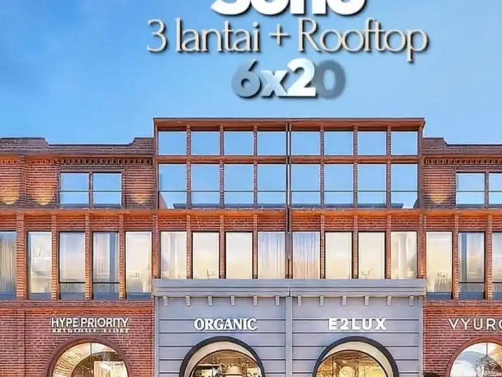 Disewakan SOHO PIK2 GINZA PENTHOUSE PIK2 6x20 ada lift 6 lantai at tangerang