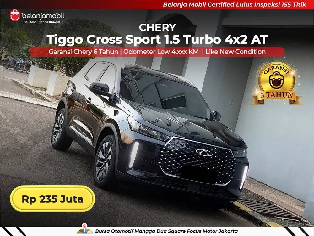 [ LOW KM 4RB ] Chery Tiggo Cross Sport 1.5 Turbo 4x2 AT 2025/2026