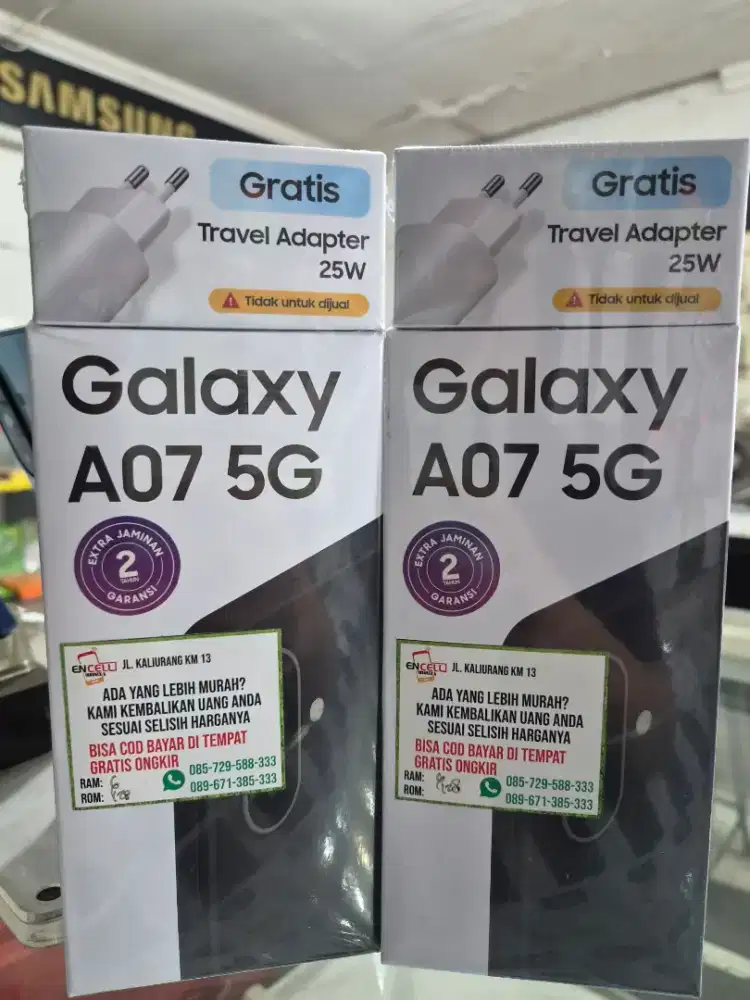NEW SAMSUNG GALAXY A07 5G GARANSI RESMI SAMSUNG