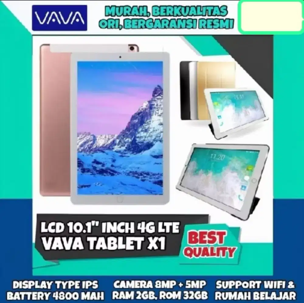 Tablet VAVA X1 Lcd 10.1 inch 4G LTE