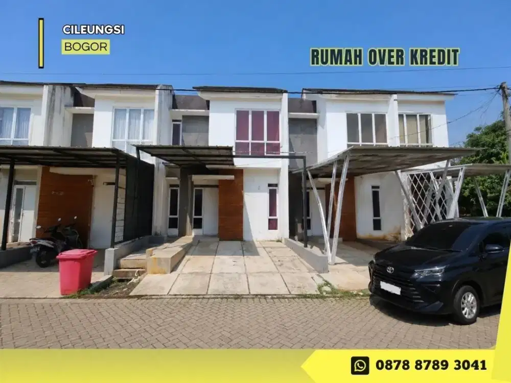 Jual Rumah Over Kredit 2LT 85JT ccln flat di Cileungsi Bogor dkt Tol