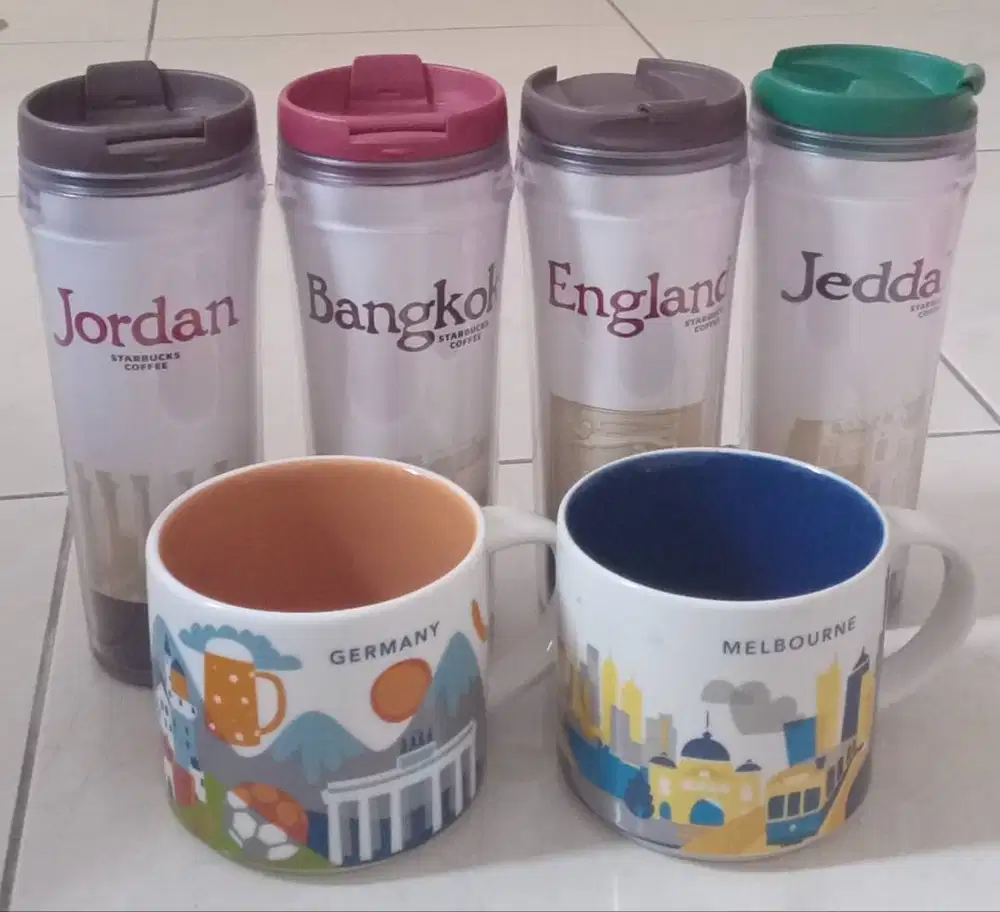 Tumbler dan Mug Starbuck Nama Negara