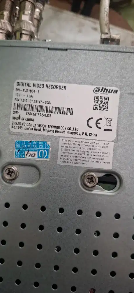 Digital Video Recorder Merek DAHUA XVR1804
