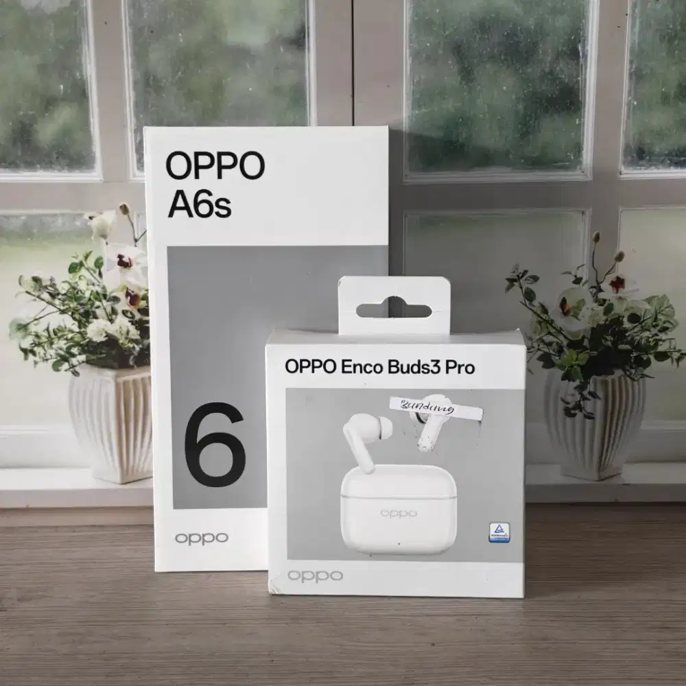 Promo Terbatas Bundling OPPO A6s Free OPPO Enco Buds3 Pro New Segel