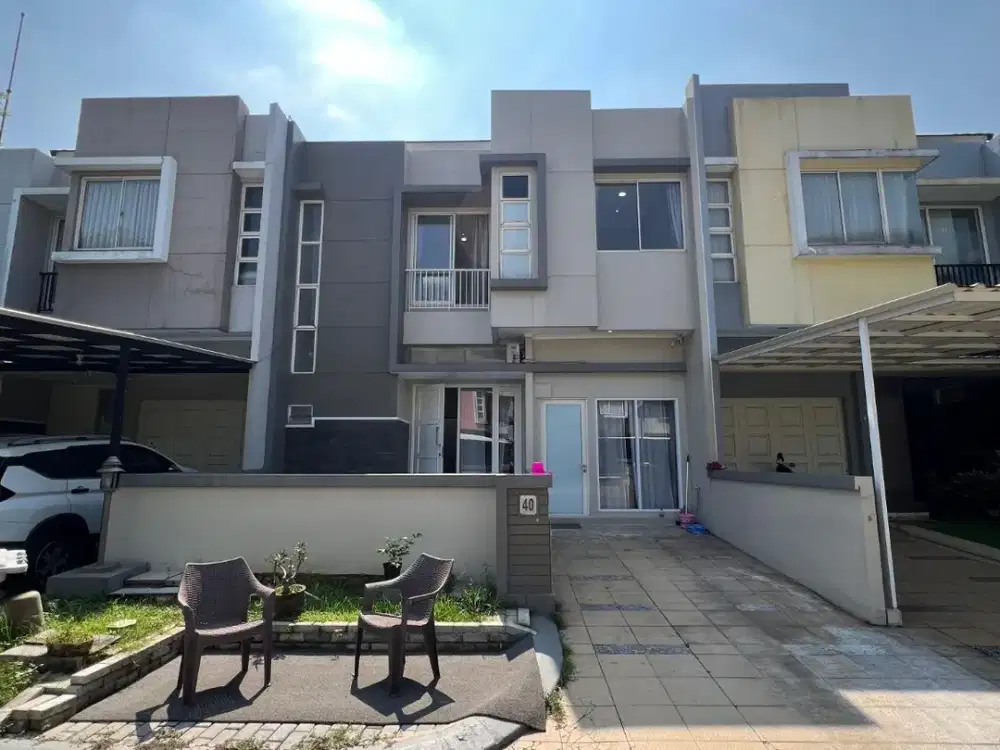 RUMAH CANARY GADING SERPONG DEPAN KOLAM CAKEP