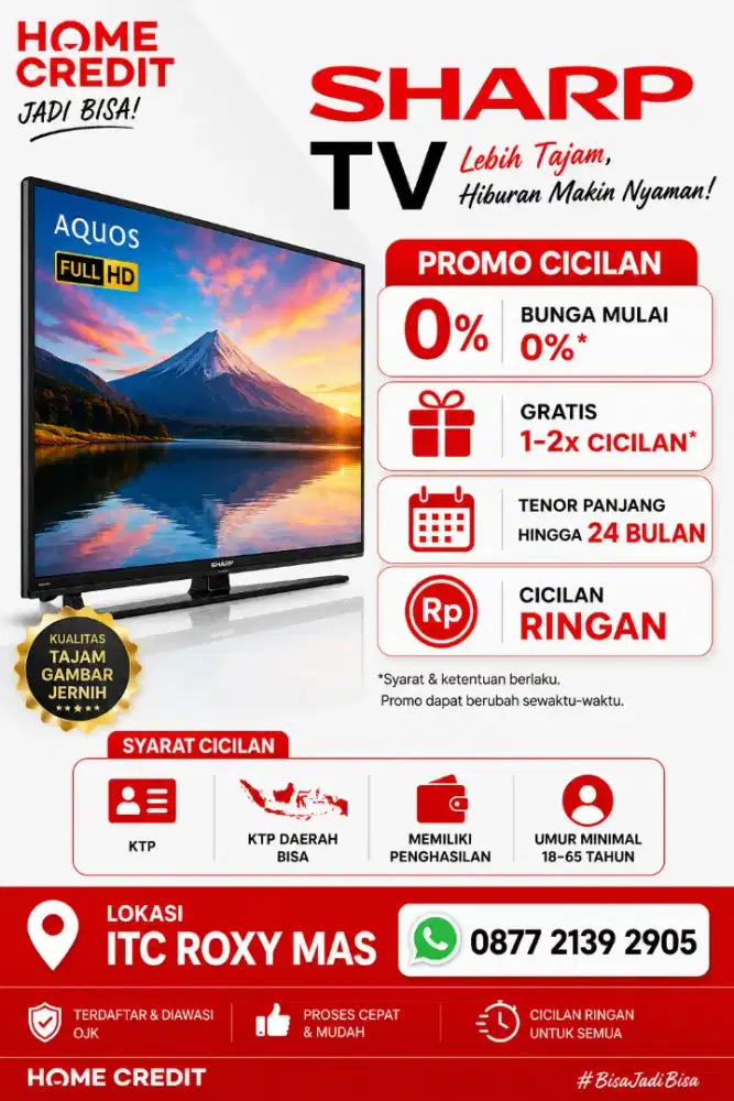 Promo cicilan TV
