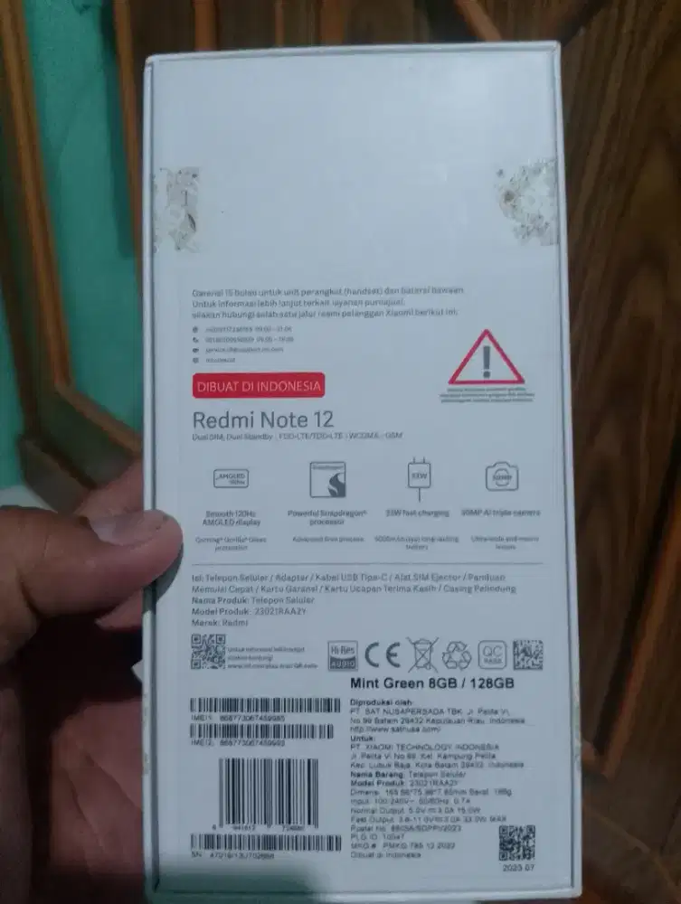 Redmi Note 12 Ram 8/128