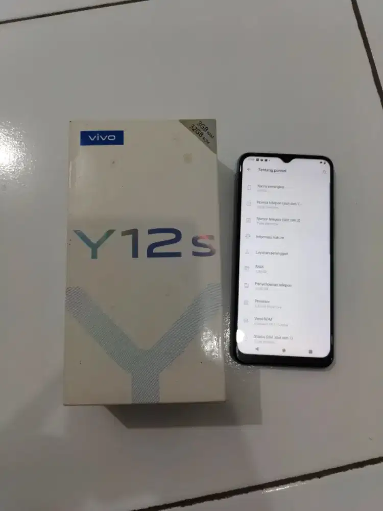 Dijual HP vivo y12s, ram 3/32