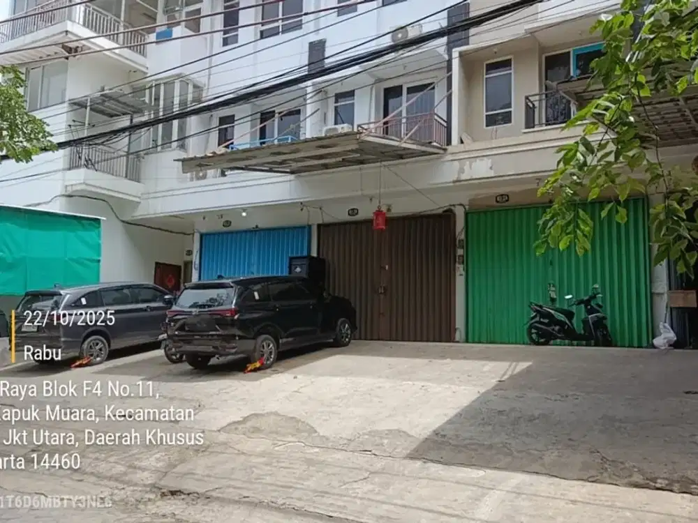 Dijual Lelang Ruko Jalan Villa Kapuk Mas Raya, Kelurahan Kapuk Muara, Kecamatan Penjaringan, Kota Jakarta Utara