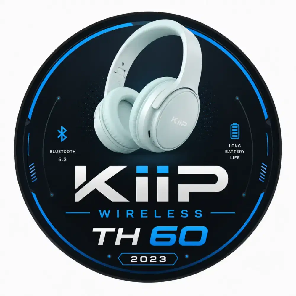 JUAL HEADSET BLUETOOTH KIIP WIRELESS TH 60