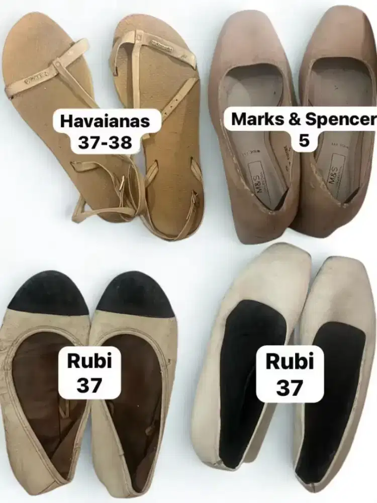 Sepatu & Sandal Wanita Branded | Havaianas, Marks & Spencer, Rubi