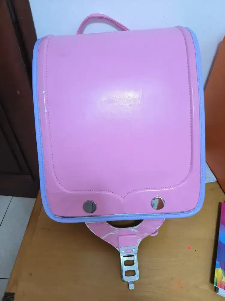 Preloved Tas Sekolah Olike Orthopedic Bag Pink (Minus Pemakaian)