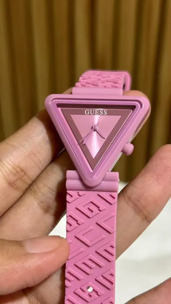 GUESS Ladies Pink Analog Watch