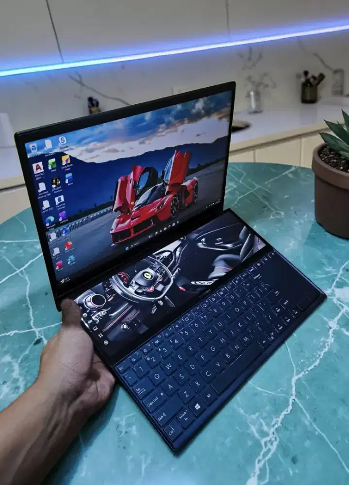 Laptop Design Asus Zenbook Duo Core i5 Ram 16/1Tera Ssd Dual Vga COD