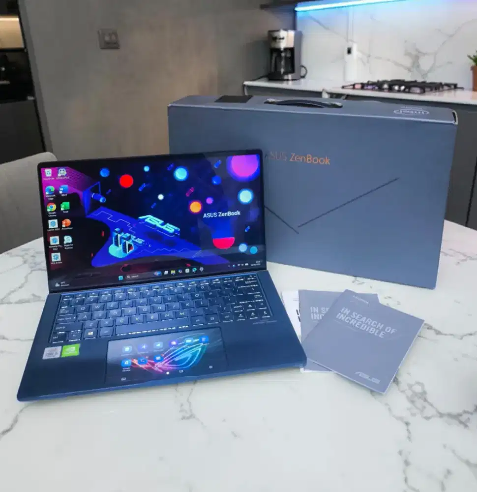 Asus Zenbook Core i5 Ram 8/1Tera Ssd Dual Vga Siap Pakai COD