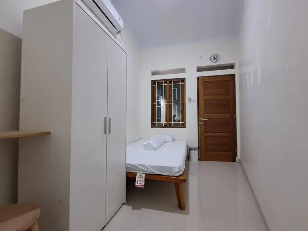 DISEWAKAN BULANAN KAMAR KOST KHUSUS PUTRI FULL FURNISHED DI DEPOK DEKAT MALL DTC