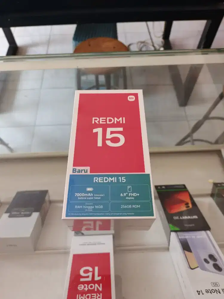 Fast respon WA Xiaomi Redmi 15 8+8/256 Garansi resmi 15bln
