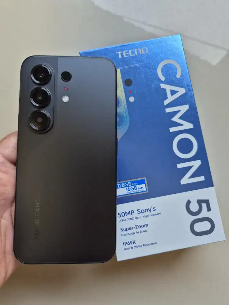TECNO CAMON 50 (1 Bulan Pakai) + BONUS