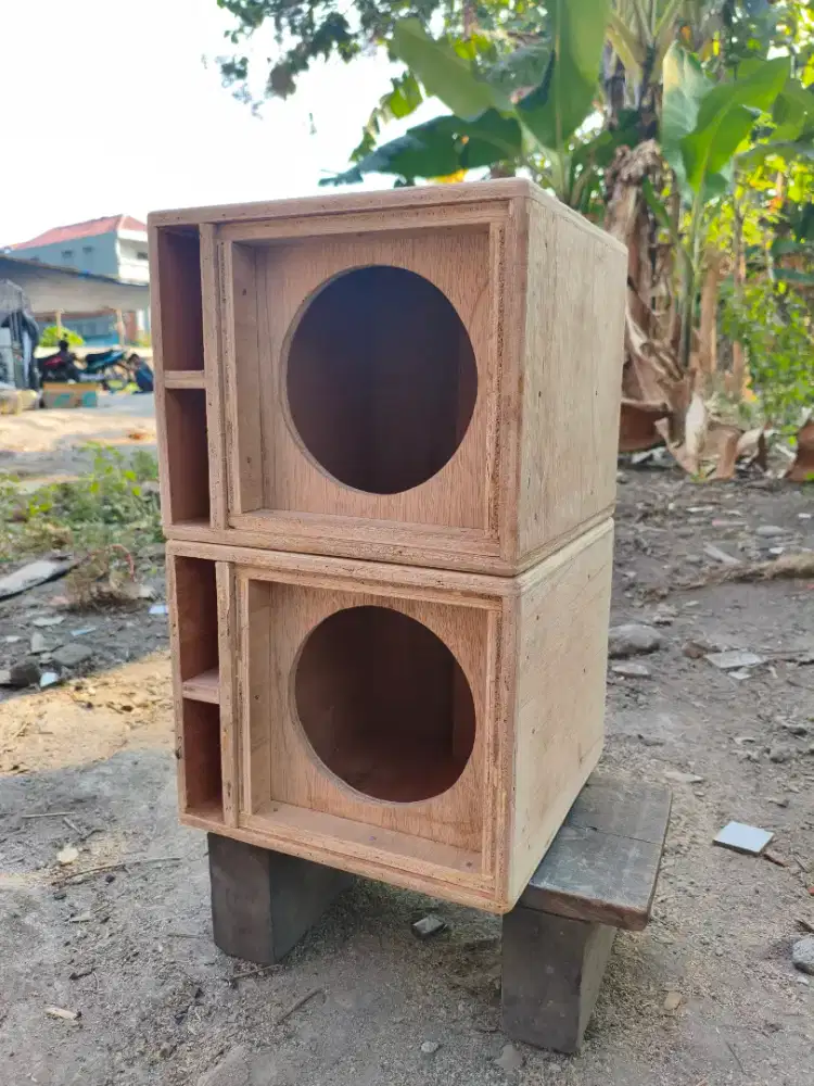 Box 6 in miniscoop bahan semi meranti speaker subwoofer miniatur
