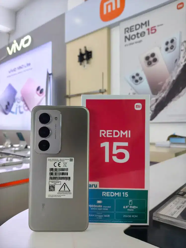 Redmi 15 8/128GB garansi resmi full acc