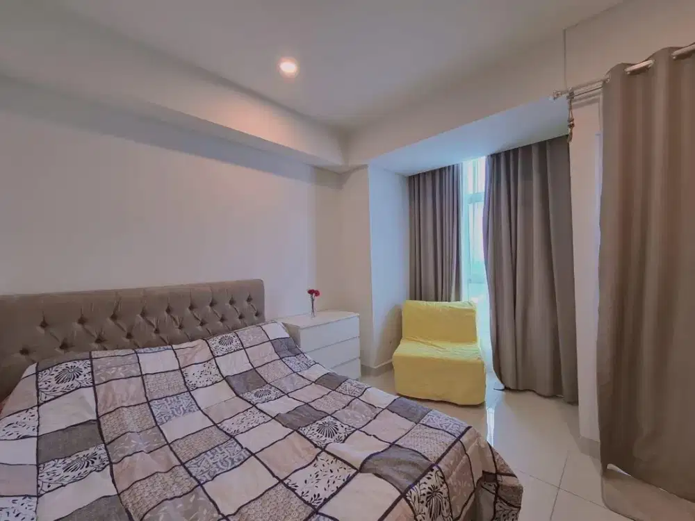 apartemen roseville bsd city type studio rapih furnish tinggal bawa koper siap huni