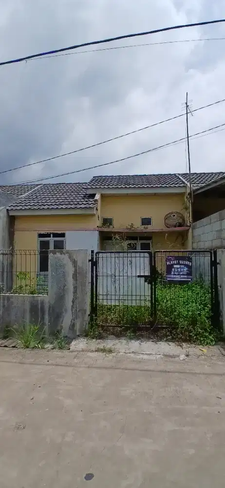 Dijual rumah siap huni bebas banjir view sungai