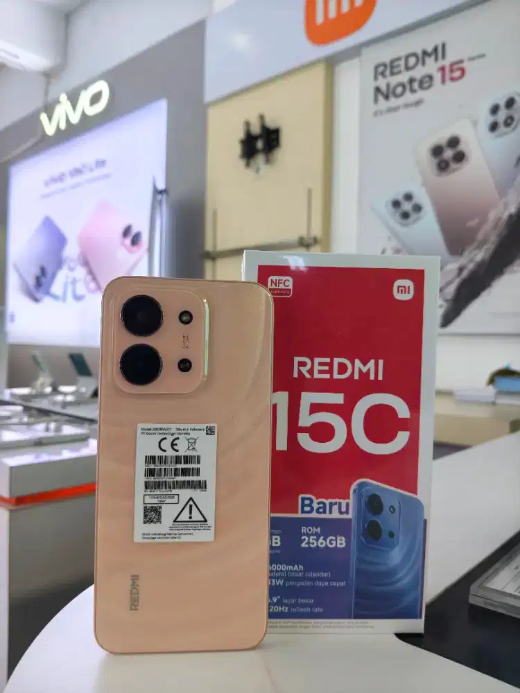 Redmi 15c 8/256GB Garansi resmi lengkap