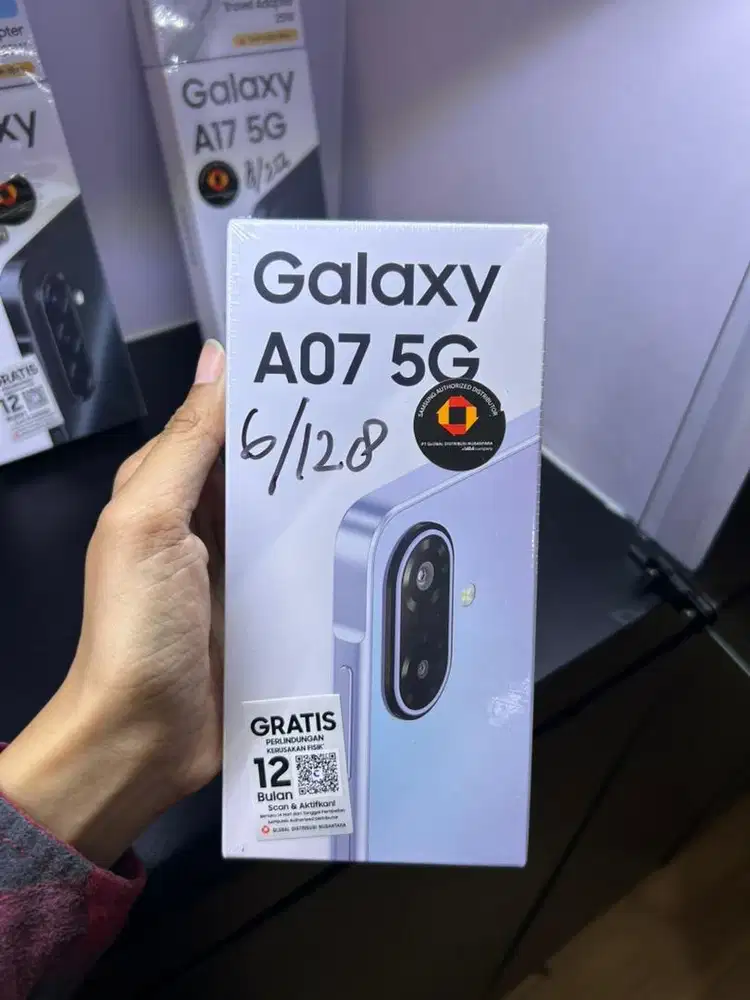 msi samsung A07 5g Ram 6/128gb baru garansi resmi nasional 1 tahun