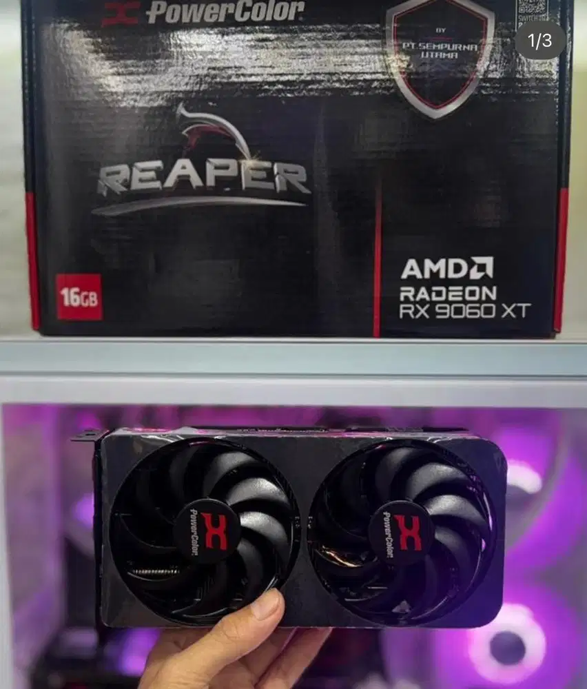 Vga Baru Harga 7,7 jt RX 9060XT 16GB GDDR6 Dual Fan Powercolo grns 3th
