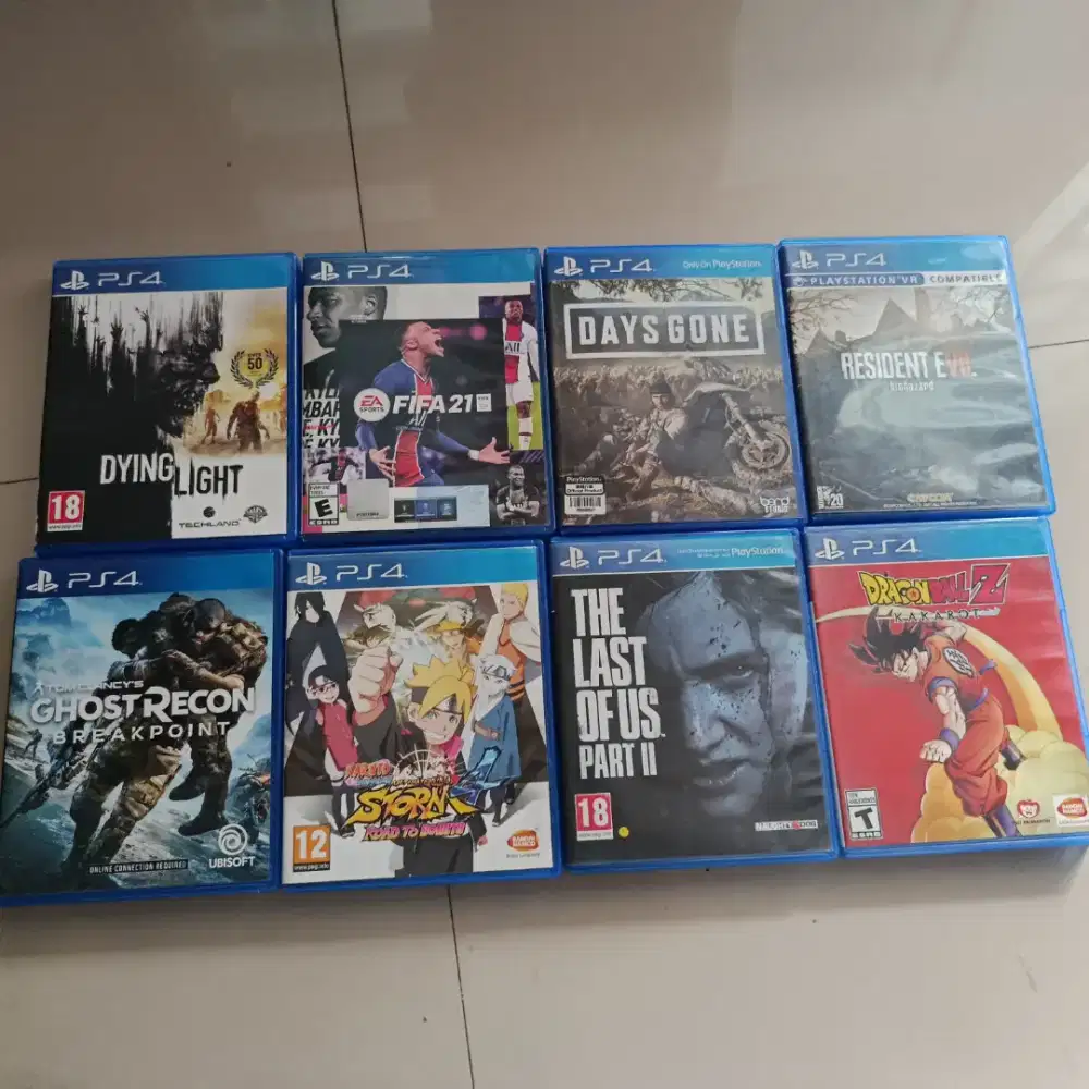 Kaset GAme PS4 harga beda beda