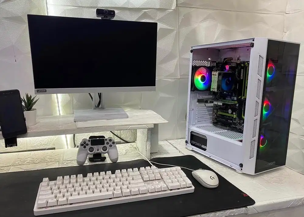 Komputer intel i3 6100 Vga 1Gb Ram 4Gb Ddr4 Ssd 128Gb Ada Wifi Siap Pk