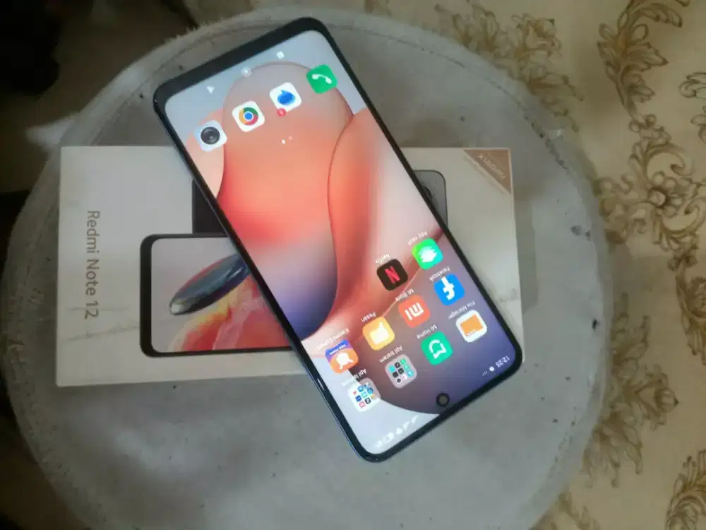 Xiomi redmi note 12 ram 8/128 normal semua nya lengkap