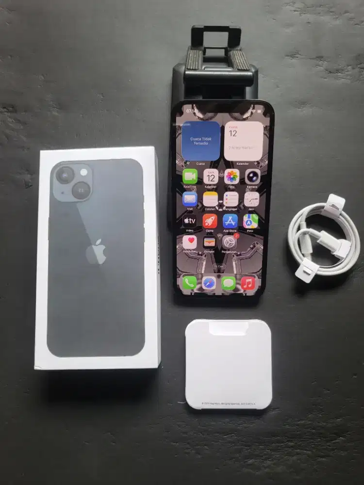 Iphone 13 128gb black inter fullset mulus all operator normal semua