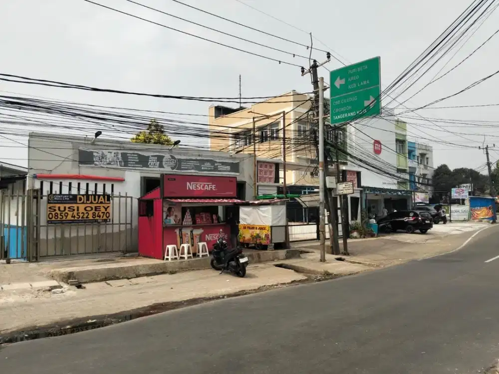 Tanah Strategis Pinggir Jalan Di Karang Timur Cileduk Tangerang
