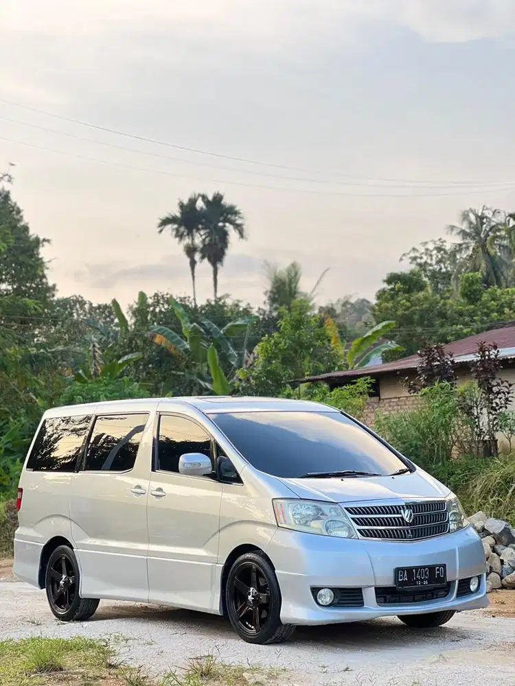 Alphard tipe G 2.4 matic tahun 2005 pajak hidup mulus terawat
