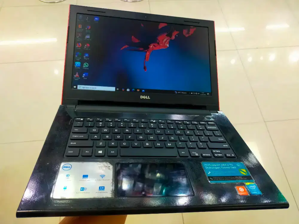 Dijual laptop dell 3442 Intel i3 gen 4 ram 8GB SSD 256gb siap pakai 24
