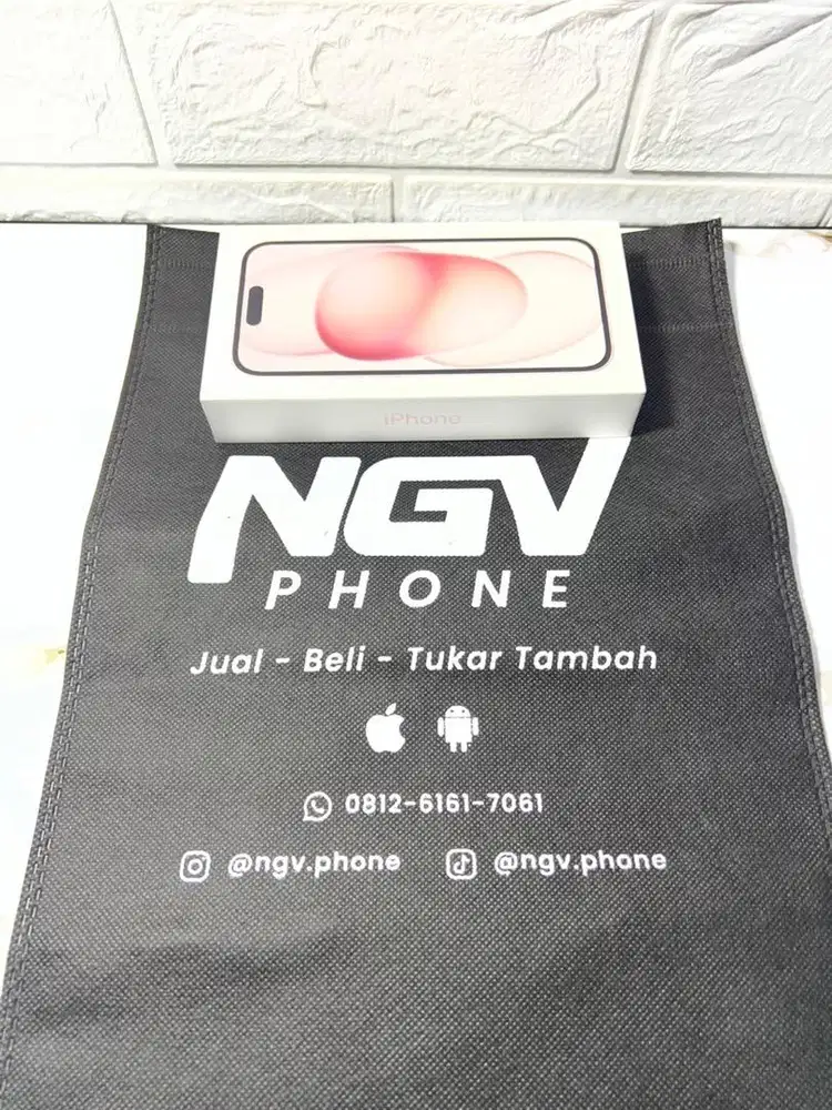 IPHONE 15 128GB RESMI IBOX PINK NEW NON AKTIF